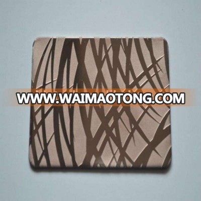 0.8mm 304 and 316 etching stainless steel sheet