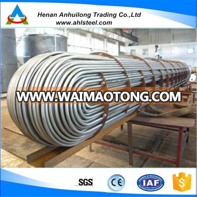 SS 304 316 stainless steel u bend tube for water exchange